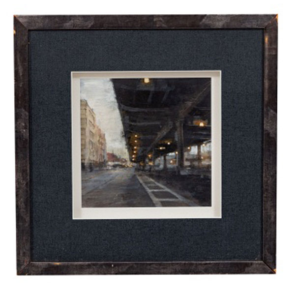 ALEJANDRO QUINCOCES  (Bilbao 1951) "Calle Sabino Arana. Bilbao"