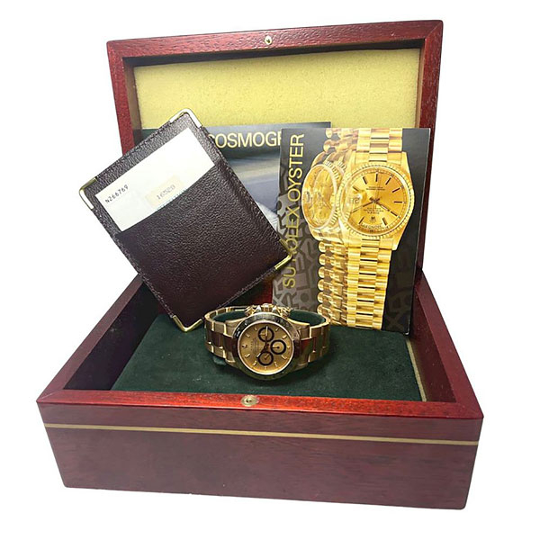 Excepcional Rolex Daytona "inverted 6" en oro macizo de 18k Modelo Rolex 16528.