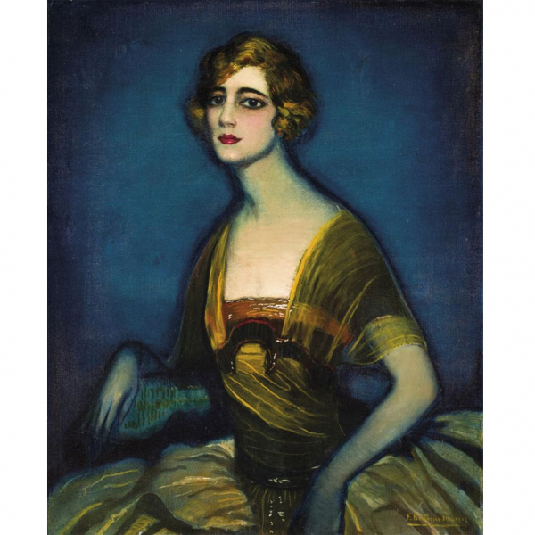 Federico Beltr&aacute;n Masses. "Retrato de la Condesa de Rub&iacute;". &Oacute;leo sobre lienzo. 