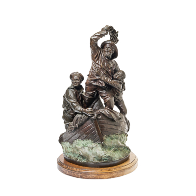 Después de Joseph Le Guluche Naufragio. Escultura 