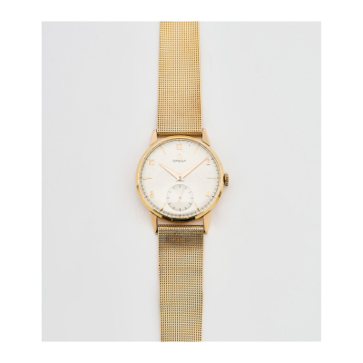 OMEGA. Reloj de pulsera para caballero. En oro, c.1950.  