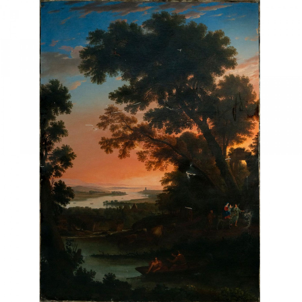 Escuela flamenca, Paisaje siglo XVIII.