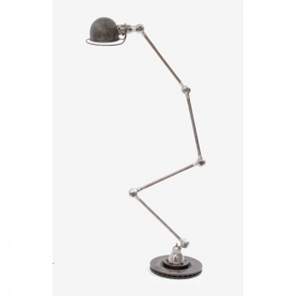 L&aacute;mpara de pie industrial de la marca Jielde. Modelo "Signal" del dise&ntilde;ador Jean-Louis Domecq. Francia A&ntilde;os 90