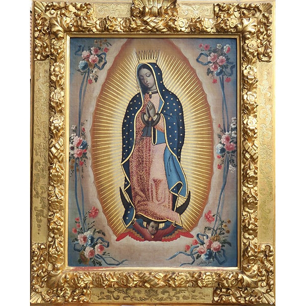 Juan Manuel de Ávila (activo 1753 - 1765) "Virgen de Guadalupe"