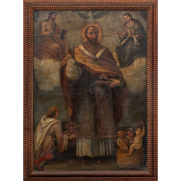 ESCUELA ESPAÑOLA  (S. XVII) "San Nicolás"