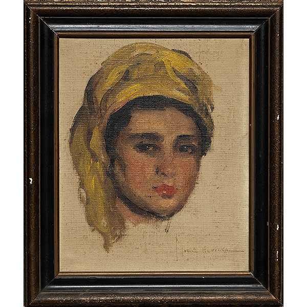 "Mujer Marroquí"  JOSÉ CRUZ HERRERA (Cádiz, 1890-Casablanca, 1972) 
