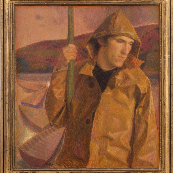 "Marinero con remo" Autoría: ENRIQUE ALBIZU (Valencia, 1926 - Fuenterrabía, 2014)​