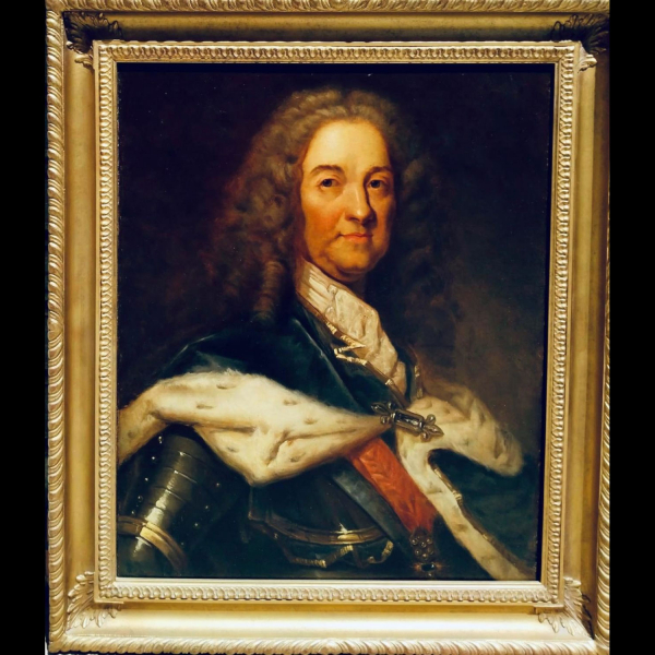 Retrato de Don Carlos Enrique de Lorena, príncipe de Vaudemont (1649-1723), hijo de Carlos IV - Jean Ranc (1674-1735) Escuela Francesa Barroca del siglo XVIII.