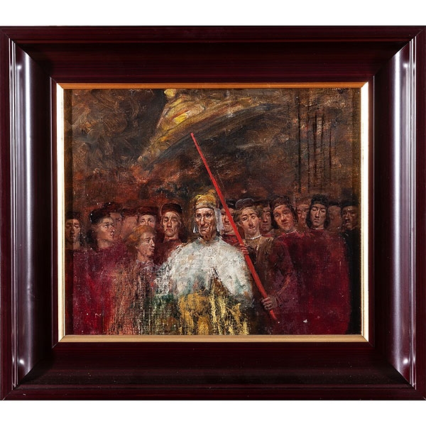 Escuela costumbrista S.XIX "Procesión del Dogo de Venecia"