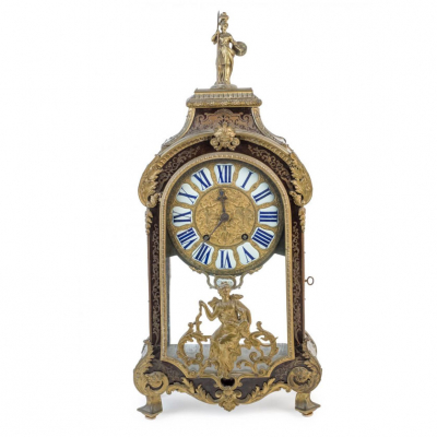 Reloj Luis XIV Gloria Rouen. Francia S. XVIII/XIX