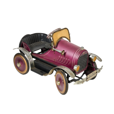 Coche infantil a pedales de edición limitada modelo Deluxe Roadster DX-20136 fabricado por la empresa estadounidense Dexton LLC, c.2000.