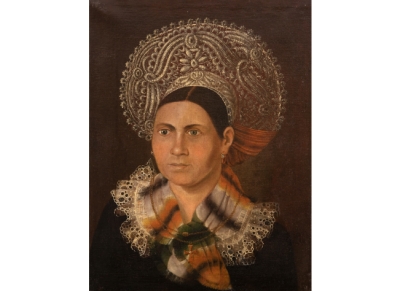VIRREINATO DE NUEVA ESPAÑA, FF. SIGLO XVIII- PP. SIGLO XIX Retrato de una indiana