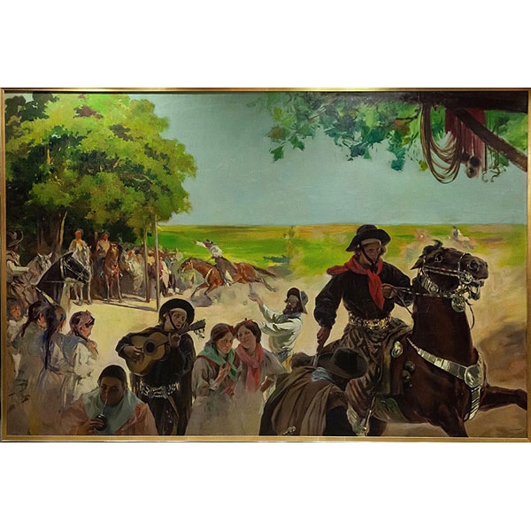 Julio Vila y Prades (Valencia, 1873 - Barcelona, 1930) "Los Gauchos"
