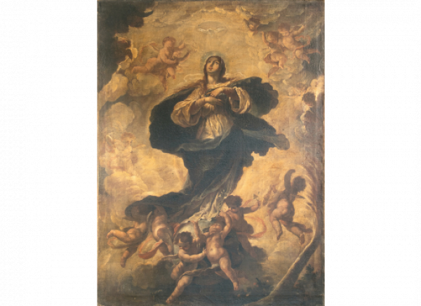 JUAN VICENTE RIBERA (Madrid, h. 1668-1736)  Inmaculada. 