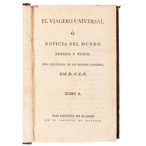 Mr. de LAPORTE. "EL VIAGERO UNIVERSAL..."