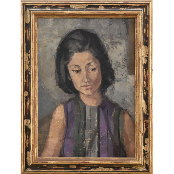 "Retrato de Mujer"  MENCHU GAL (Irún, 1919 - San Sebastián, 2008)  