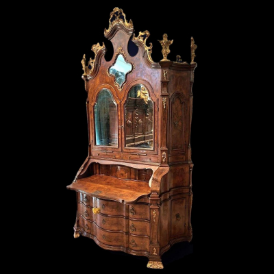 Magnífico Trumeau veneciano, Italia, siglo XIX. 