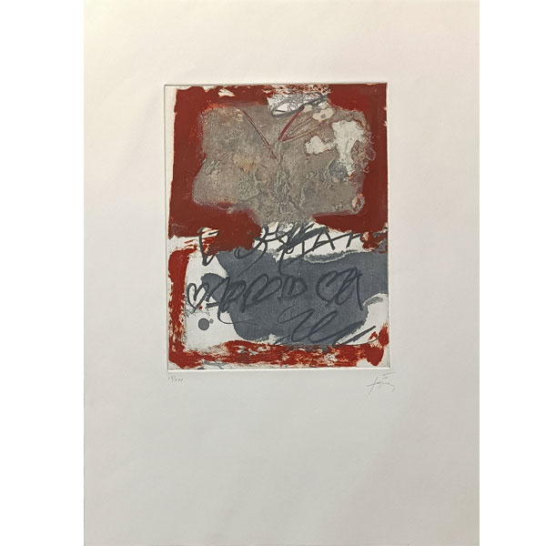 Antoni Tàpies: "La Clau del Foc 4" IX/XXV