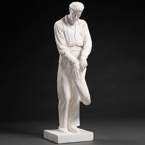 &quot;Jugador vasco de Cesta punta&quot;.  ESCUELA VASCA DEL SIGLO XX.  
