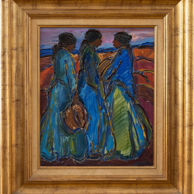 &quot;Gitanas&quot;   JESÚS MONTES IRIBARREN (Irún, 1940) 