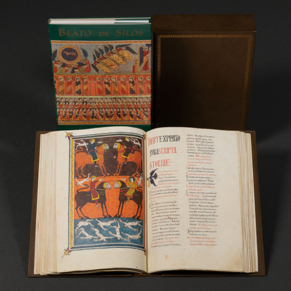 Facs&iacute;mil Beato de Liebana, C&oacute;dice del Monasterio de Santo Domingo de Silos, Burgos. Edotorial M. Moleiro. Ejemplar 255/987.