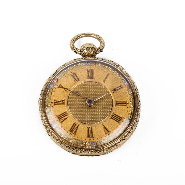 Delicado reloj lepine inglés, nº 2048, en una bella caja de oro original