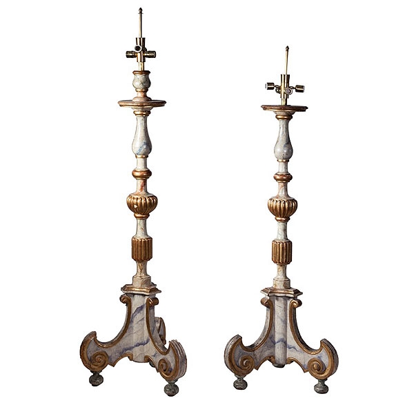 Pareja de hacheros neoclásicos 