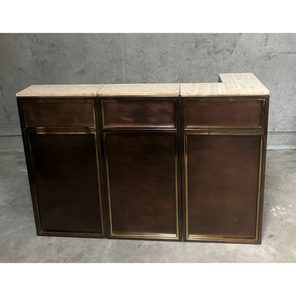 Mueble Bar modelo "Hollywood" para la casa Jansen , Francia años 70 - Mueble Diseño siglo XX.