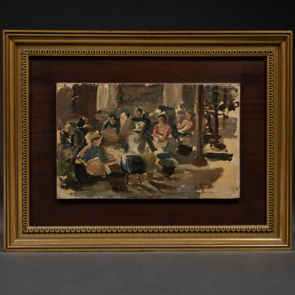 "Lavanderas"   IGNACIO UGARTE (San Sebastián, 1858-1914)