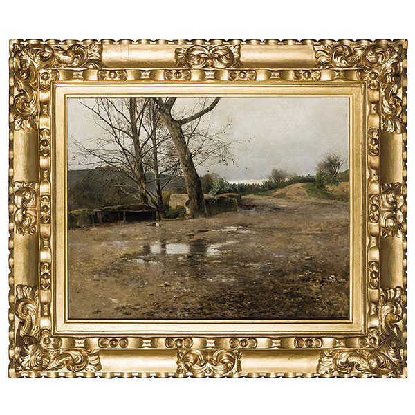 Emilio Sánchez Perrier. Paisaje de Alcalá