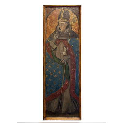 TALLER DE LOS VIVARINI (Venecia, siglos XV&ndash;XVI) - "San Luis de Tolosa" (h.1500).    T&eacute;mpera y oro sobre tabla.