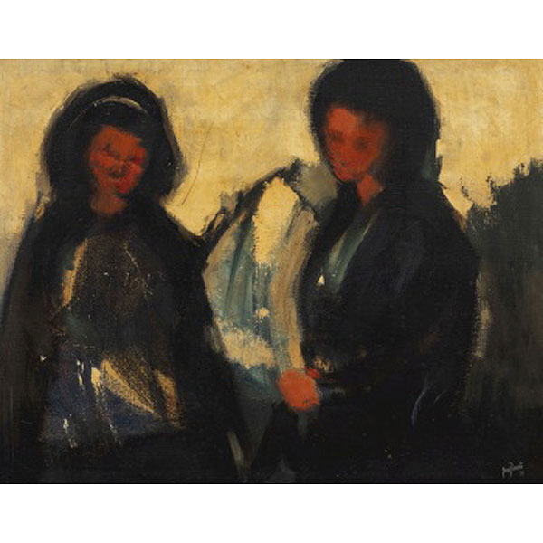 JOSÉ BARCELÓ ALBADALEJO  (Cartagena, Murcia 1923 - Bilbao 2001) "Figuras"