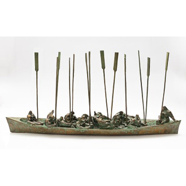 CASTO  SOLANO  (Olazagutía 1958) "Trainera"