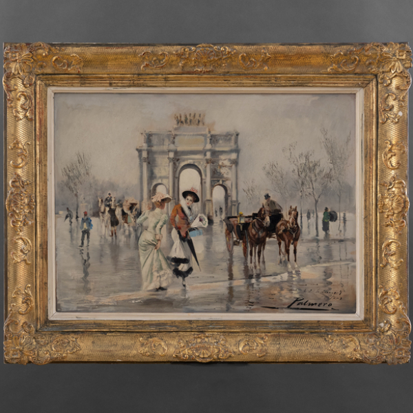 "Carrusel de París"  MAESTRO PALMERO (Ciudad Real, 1901 - Madrid, 1991)