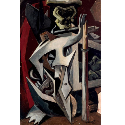 José Vela Zanetti (1913 - 1999). &quot;Obra preparatoria para el mural La Ruta de la libertad&quot;.