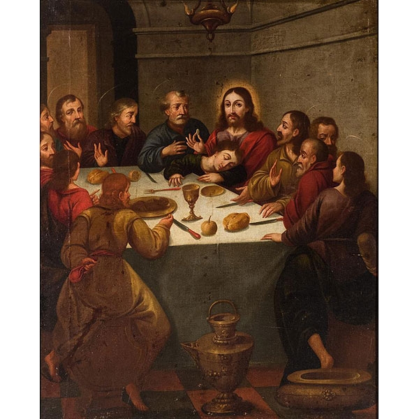Escuela Española S. XVII. Última Cena