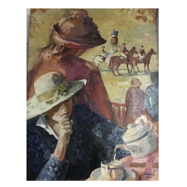 Mañe, S.XX  "Tomado el té en las carreras de caballos" 