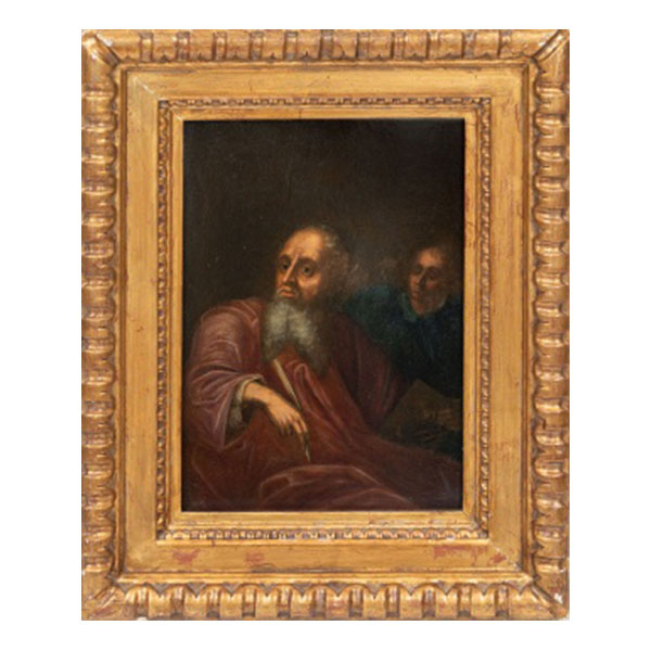 ESCUELA ESPAÑOLA   (Fin S. XIX - Pp. S. XX)  "San Juan "  Óleo / Tabla 