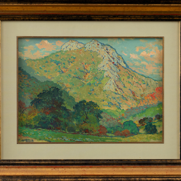 "Paisaje del Txindoki"  JUAN LARRAMENDI (Vera, 1917-2005)