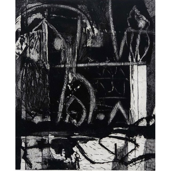 Jaume Ribes - Grabado del año 1985, firmado y numerado por el autor. 