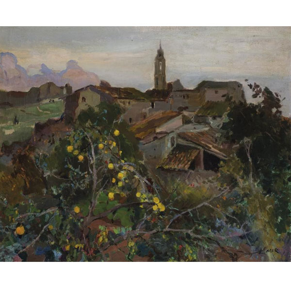 Joaquín Mir. Paisaje de Alforja