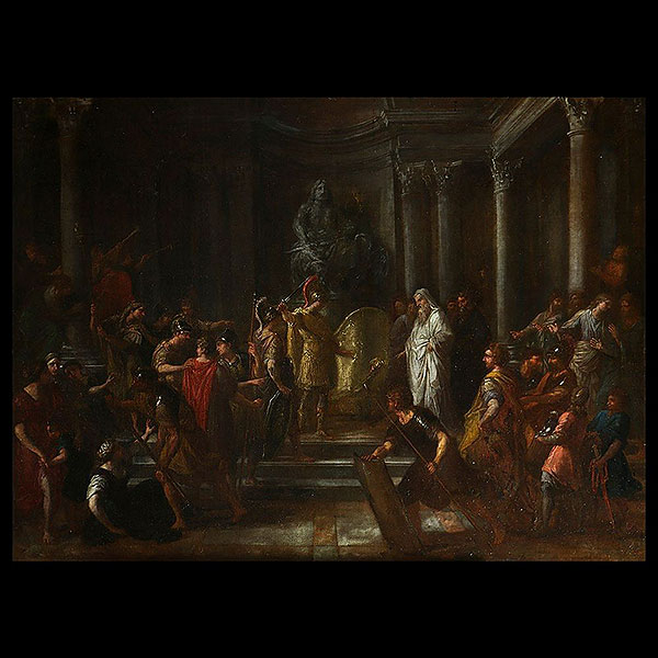 Arnould de Vuez (1644-1720) - Alejandro Magno cortando el nudo gordiano (h.1700).
