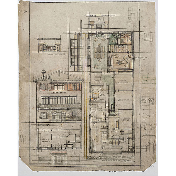 "Forjas de Amorebieta- Anteproyecto"   ISIDORO GUINEA (Bilbao, 1893-1947) 