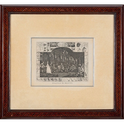 Colección de diez grabados del S.XVIII - XIX con marcos Herraíz