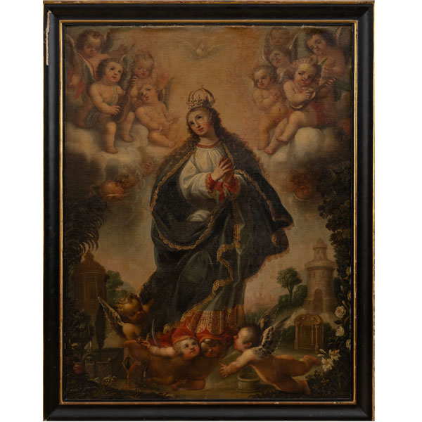 "Inmaculada"  Escuela Española del siglo XVIII.  