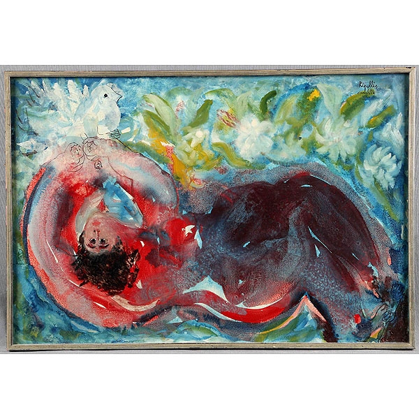 RIPOLLÉS, JUAN GARCÍA. &quot;Mujer&quot;.