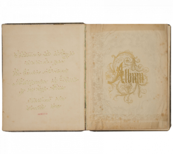 Álbum de dibujos coleccionados por la Excma. señora marquesa de Ilcedo y su hija Ana, Madrid 1860-Oviedo 1919. 