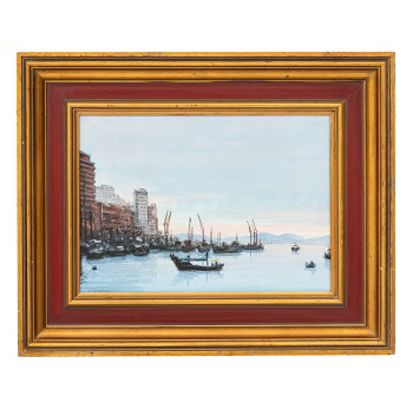 JOSÉ LUIS SANZ MAGALLÓN  (Zarauz 1926 - Madrid 2000) &quot;Hong Kong&quot;
