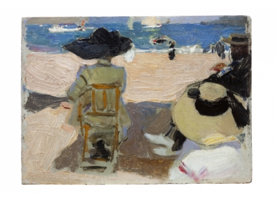 JOAQUÍN SOROLLA Y BASTIDA (Valencia, 1863 - Madrid, 1923) Biarritz, verano de 1906