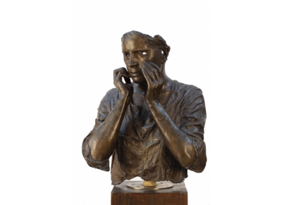 JULIO LÓPEZ HERNÁNDEZ escultura bronce